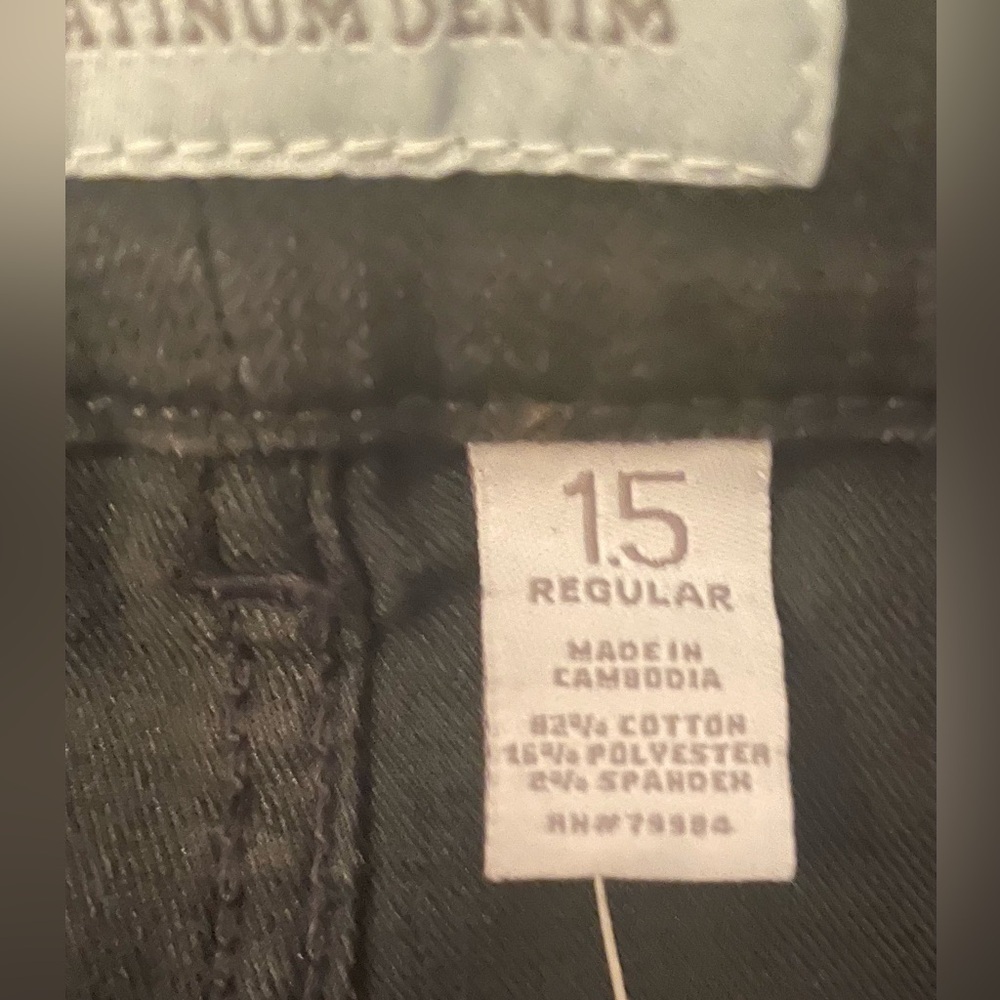Chico’s Platinum Denim Black Jeans - Picture 7 of 8